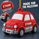 Personalized First Car 3D Ornament - Custom Christmas Keepsake - image 6