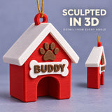 Personalized Doghouse 3D Ornament - Custom Christmas Keepsake - image 4