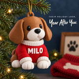 Personalized Dog Sweater 3D Ornament - Custom Christmas Keepsake - image 9