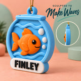 Personalized Fishbowl 3D Ornament - Custom Christmas Keepsake - image 4
