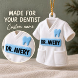Personalized Dentist Tunic 3D Ornament - Custom Christmas Keepsake - image 6