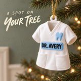 Personalized Dentist Tunic 3D Ornament - Custom Christmas Keepsake - image 7