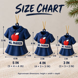 Personalized Teacher Outfit 3D Ornament - Custom Christmas Keepsake - image 5