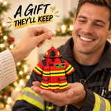 Personalized Firefighter Outfit 3D Ornament - Custom Christmas Keepsake - image 8