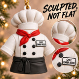 Personalized Chef Coat 3D Ornament - Custom Christmas Keepsake - image 4