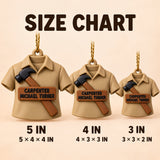 Personalized Carpenter Jacket Hammer 3D Ornament - Custom Christmas Keepsake - image 5
