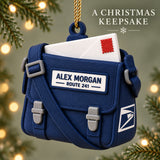 Personalized Mail Carrier Bag Envelope 3D Ornament - Custom Christmas Keepsake - image 9