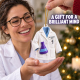 Personalized Scientist Coat Flask 3D Ornament - Custom Christmas Keepsake - image 8