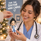 Personalized Chibi Doctor 3D Ornament - Custom Christmas Keepsake - image 8
