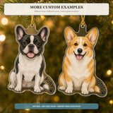 Personalized Signature Tail Photo Acrylic Ornament - Custom Pet Keepsake - image 4