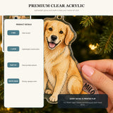 Personalized Signature Tail Photo Acrylic Ornament - Custom Pet Keepsake - image 9
