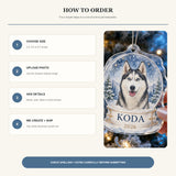 Personalized Snow Globe Dog Photo Acrylic Ornament - Custom Pet Keepsake - image 10