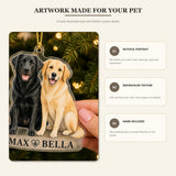 Personalized Two Best Friends Photo Acrylic Ornament - Custom Pet Keepsake - image 5