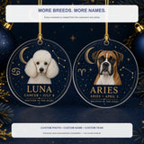 Personalized Celestial Zodiac Dog Photo Acrylic Ornament - Custom Pet Keepsake - image 4