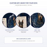 Personalized Celestial Zodiac Dog Photo Acrylic Ornament - Custom Pet Keepsake - image 5
