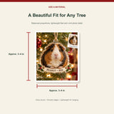 Personalized Guinea Pig Photo Acrylic Ornament - Custom Christmas Keepsake - image 3