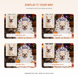 Personalized Halloween Ghost Dog Photo Acrylic Ornament - Custom Pet Keepsake - image 2