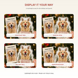 Personalized Reindeer Delivery Dog Photo Acrylic Ornament - Custom Pet Keepsake - image 2