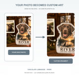 Personalized Lake Days Dog Photo Acrylic Ornament - Custom Pet Keepsake - image 3