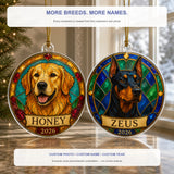 Personalized Stained Glass Style Dog Photo Acrylic Ornament - Custom Pet Keepsake - image 4