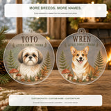 Personalized Storybook Woodland Dog Photo Acrylic Ornament - Custom Pet Keepsake - image 4