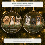 Personalized Three Dog Family Photo Acrylic Ornament - Custom Pet Keepsake - image 4