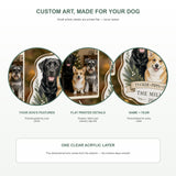 Personalized Three Dog Family Photo Acrylic Ornament - Custom Pet Keepsake - image 5