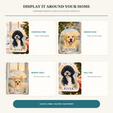 Personalized Beach Sunset Dog Photo Acrylic Ornament - Custom Pet Keepsake - image 2