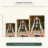 Personalized Cozy Winter Dog Photo Acrylic Ornament - Custom Pet Keepsake - image 6