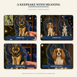 Personalized Moonlit Goodnight Pet Memorial Photo Acrylic Ornament - Custom Pet Keepsake - image 2