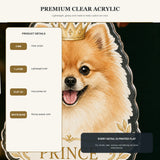 Personalized Royal Crown Dog Photo Acrylic Ornament - Custom Pet Keepsake - image 9
