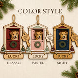 Personalized Furever Home Door Photo Wood Ornament - Custom Pet Keepsake - image 8