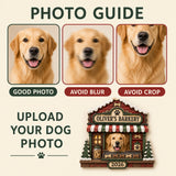 Personalized Holiday Barkery Photo Wood Ornament - Custom Pet Keepsake - image 7