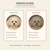 Personalized Christmas Candle Pet Memorial Photo Wood Ornament - Custom Pet Keepsake - image 7