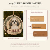 Personalized Christmas Candle Pet Memorial Photo Wood Ornament - Custom Pet Keepsake - image 9