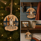 Personalized Lakeside Sunset Pet Memorial Photo Wood Ornament - Custom Pet Keepsake - image 2