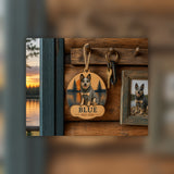 Personalized Lakeside Sunset Pet Memorial Photo Wood Ornament - Custom Pet Keepsake - image 3