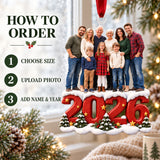 Custom Photo Four Generations Together Acrylic Ornament — How to order