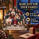 Custom Photo Annual Reunion Porch Portrait Acrylic Ornament — Production and delivery