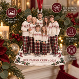 Custom Photo Holiday Pajama Generations Acrylic Ornament — Product details