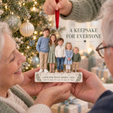 Custom Photo Grandkids Growth Lineup Acrylic Ornament — Gift inspiration
