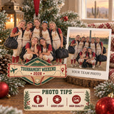Custom Photo Tournament Weekend Crew Acrylic Ornament — Personalization guide