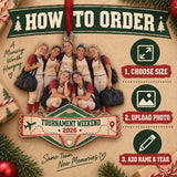 Custom Photo Tournament Weekend Crew Acrylic Ornament — How to order