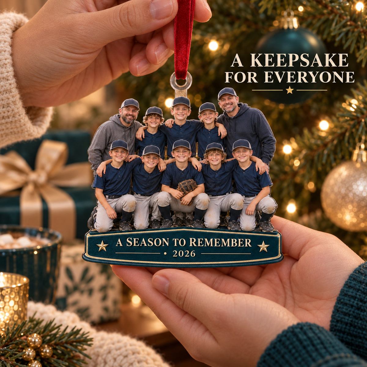 Custom Photo End of Season Team Banquet Acrylic Ornament — Gift inspiration