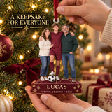 Custom Photo Soccer Senior Night Player and Parents Acrylic Ornament — Gift inspiration