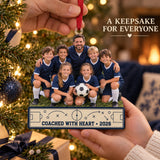 Custom Photo Coach and Team Sideline Acrylic Ornament — Gift inspiration