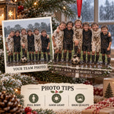 Custom Photo Muddy Rain Game Acrylic Ornament — Personalization guide