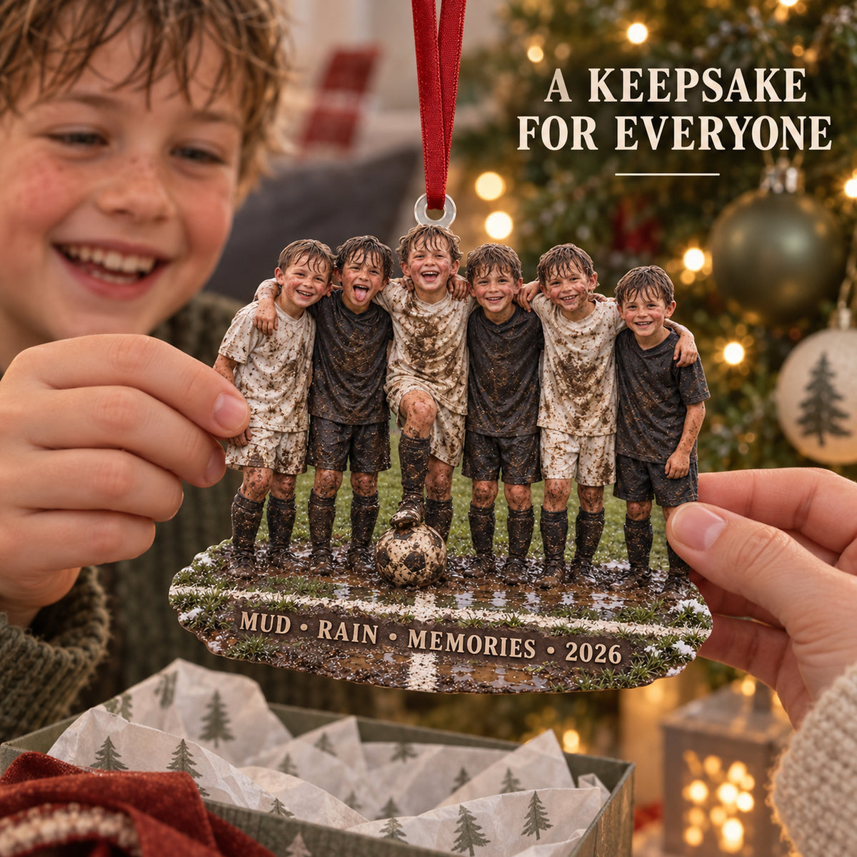 Custom Photo Muddy Rain Game Acrylic Ornament — Gift inspiration
