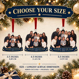Custom Photo Youth Soccer Team Banquet Acrylic Ornament — Size guide