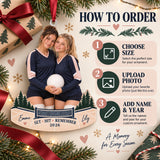 Custom Photo Setter and Hitter Duo Acrylic Ornament — How to order